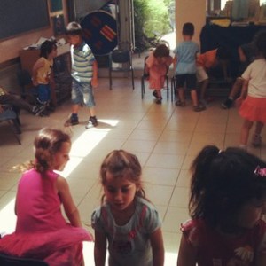 kids at the arab-jewish kindergarden I volunteer at