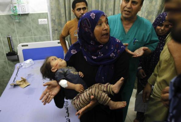 The IDF's Collateral Damage. Photo: AFP.