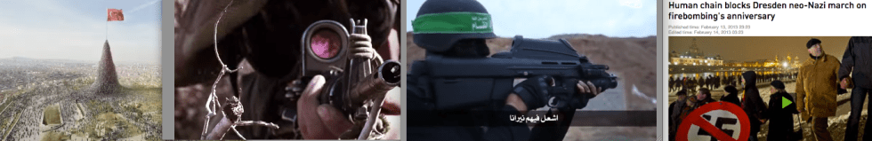 Our choices: swarm the flag, aim the guns, or create a human chain against all forms of dehumanizing nationalism