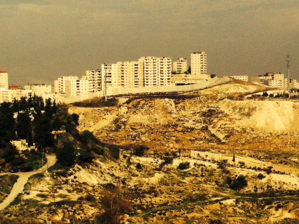 Separation Wall & "Mount Scopus Slopes National Park"